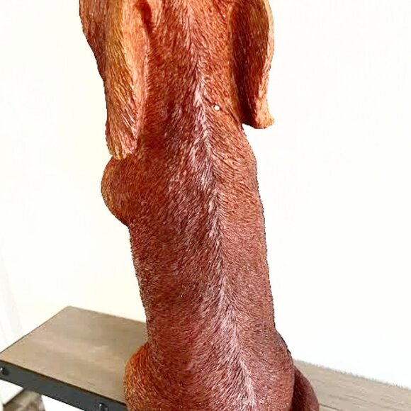 Dachshund Sculpture by Furr-ever Welcome by Hamilton Collection - Picture 7 of 11